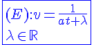 4$\blue\fbox{(E){:}v=\frac{1}{at+\lambda}\\\lambda\in\mathbb{R}}